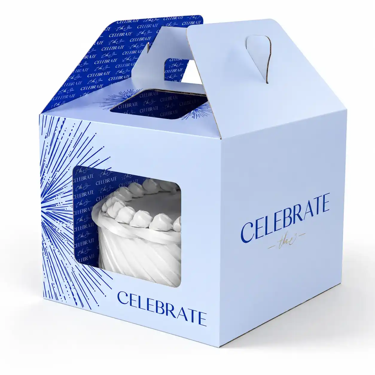 Celebrate Cake Gable Box — Food & Bakery