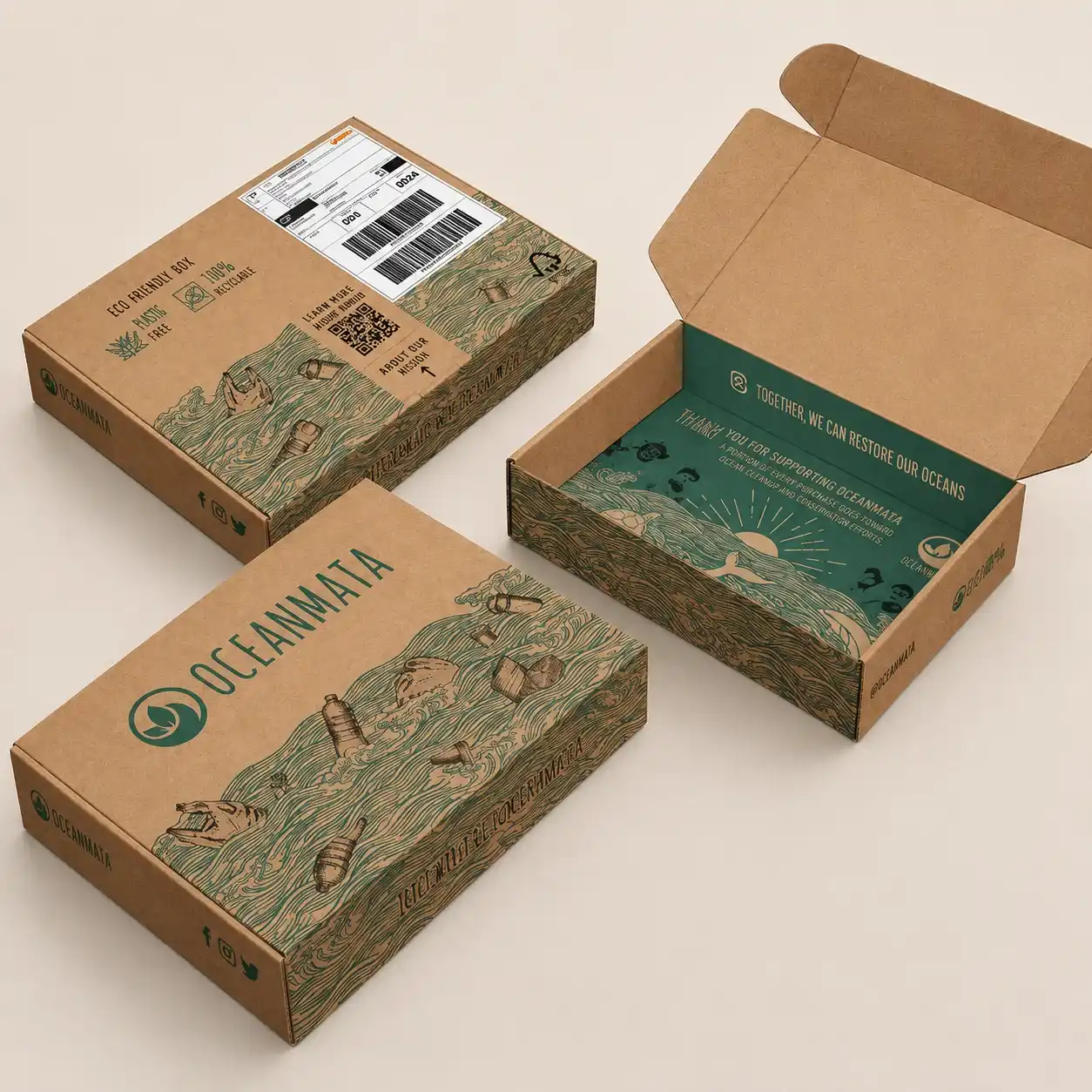 Oceanmata Eco Mailer Box — Ecommerce