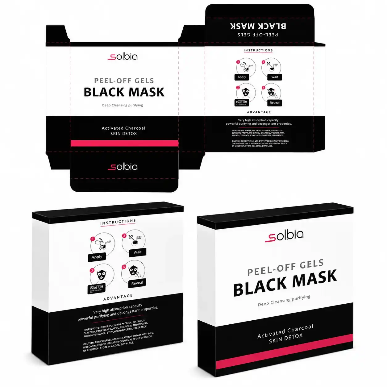 Solbia Black Mask Box — Cosmetics