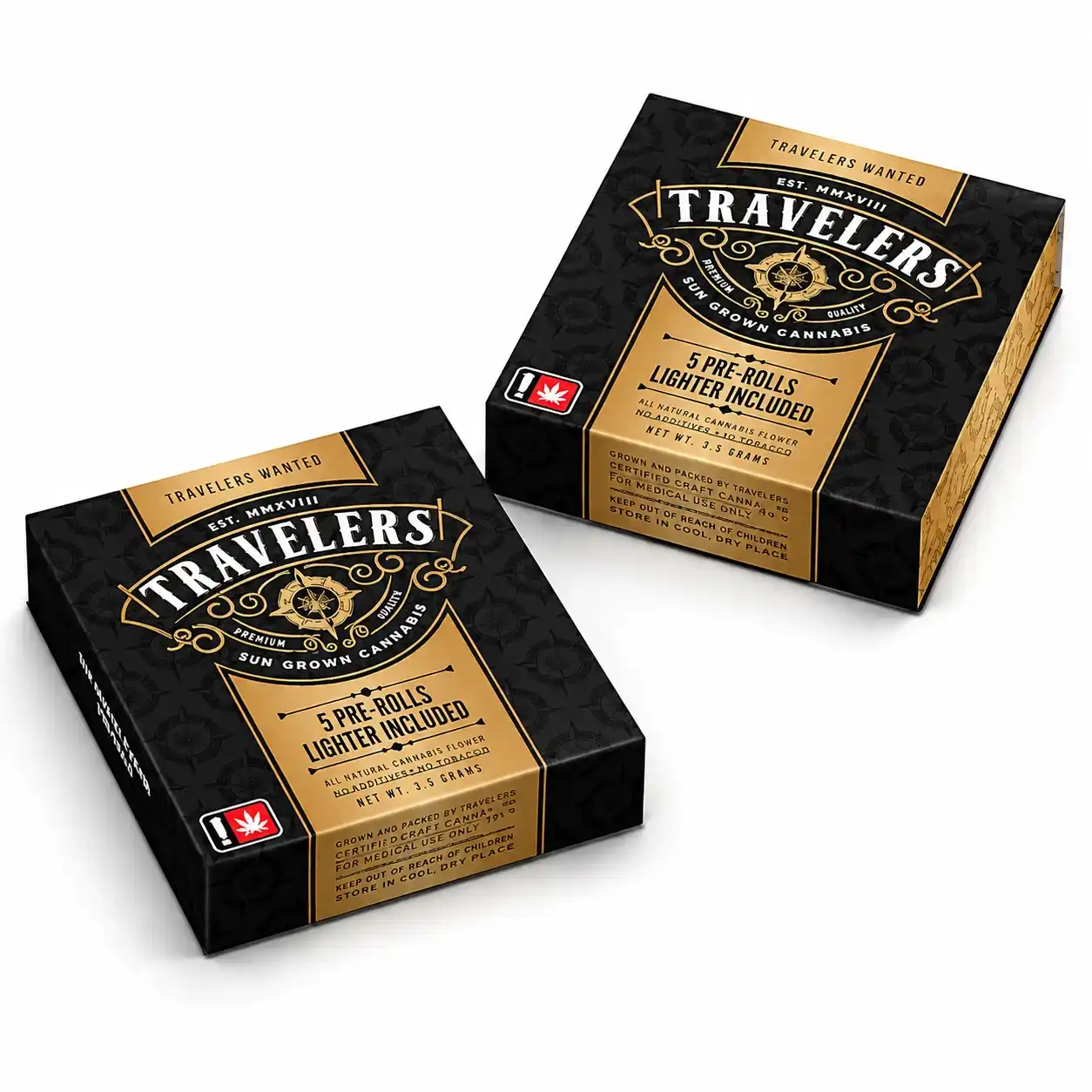 Travelers Pre-Rolls Box — Specialty