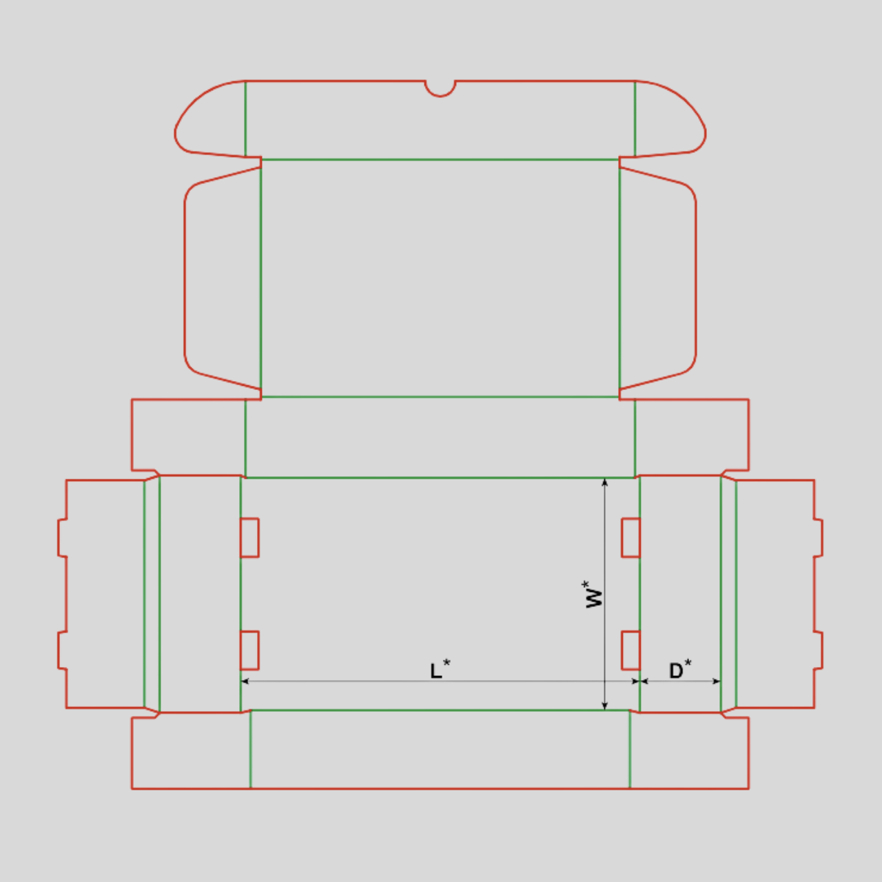Mailer Box Die Lines